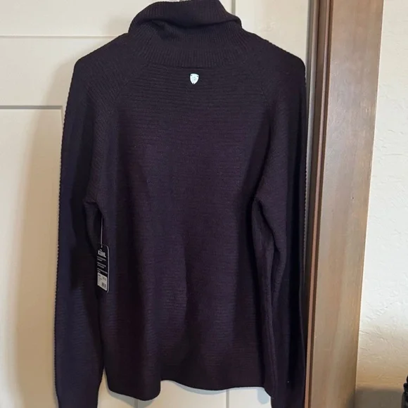 Kuhl Women's Purple cowl neck Sweater - Picture 5 of 5